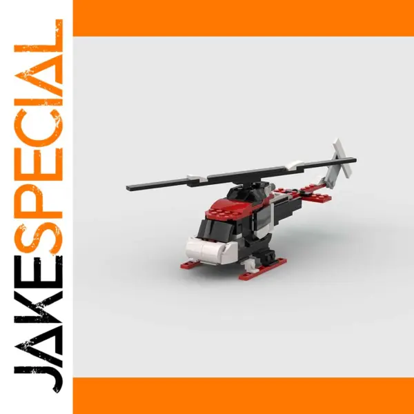 Copter Aircraft MOC Building Blocks Set