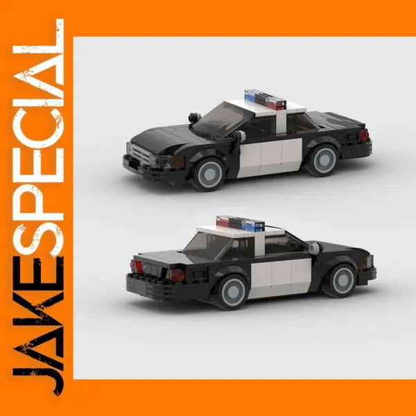 SWAT Police Cars Building Blocks Set 218PCS