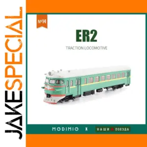 HO Scale 1/87 ER2 Electric Trainset Model