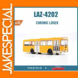 1/43 Scale Diecast LAZ-4202 Bus Model