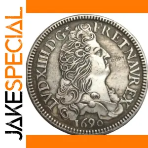 Louis XIV 1690 Antique Style Metal Replica