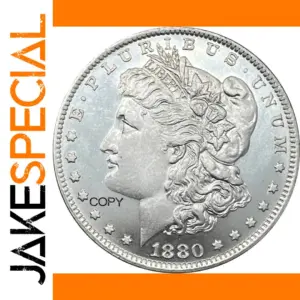 1880 Morgan Silver Plated Commemorative Coin