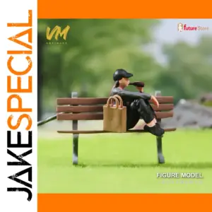Miniature Drinking Girl Resin Model Figures Set