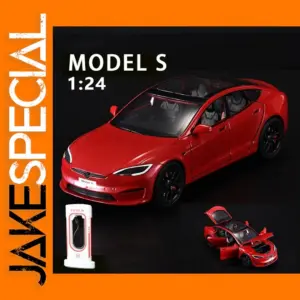1:24 Alloy Tesla Model S Y 3 X Roadster Car