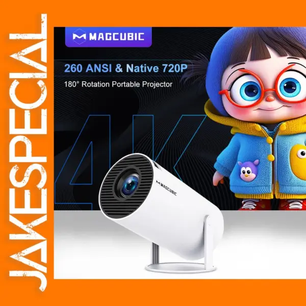 Transpeed 4K Android 11 Mini Projector 260 ANSI
