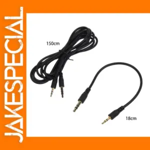 3.5mm to 2.5mm Male Audio Cable 1.5m