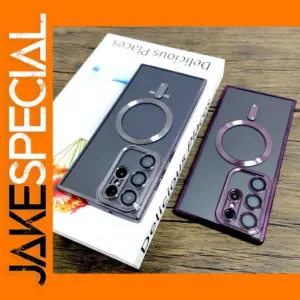 Luxury Transparent MagSafe Case for Samsung S21-S24