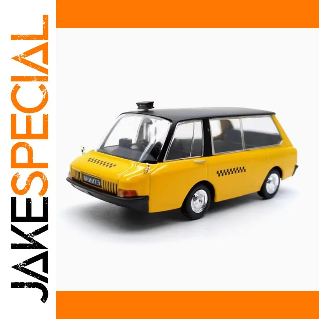 1:43 Soviet Taxi Diecast Car Model Display 1 1:43 Soviet Taxi Diecast Car Model Display