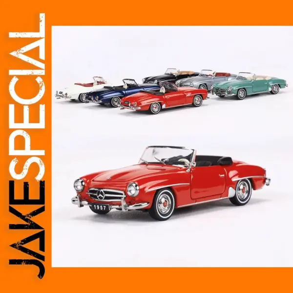 1957 190SL Diecast Alloy Model Car 1:64