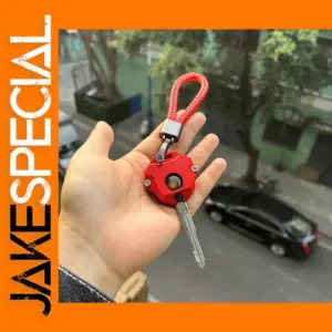 Honda CB650R Key Cover and Keychain Red/Black