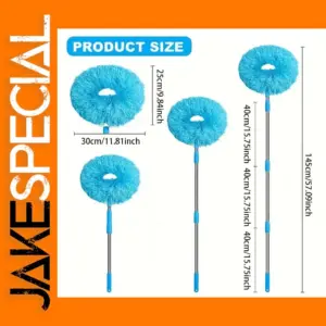 Microfiber Ceiling Fan Duster Set with Poles