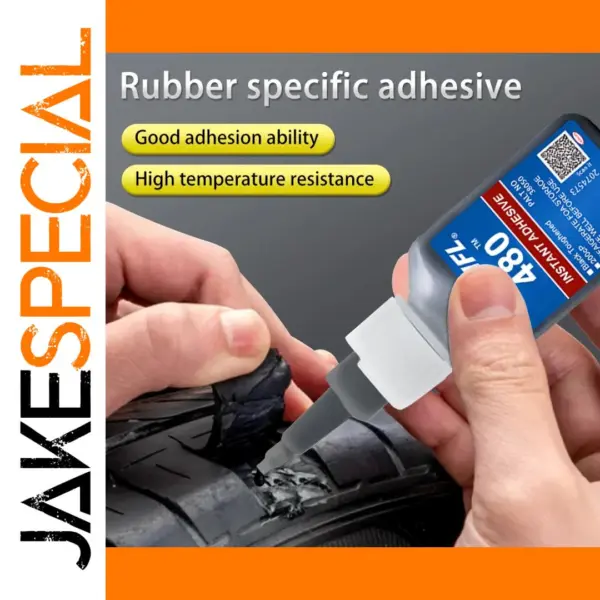 LOOLIFL 480 Car Repair Strong Black Instant Glue 20ML
