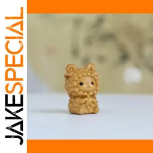 Wooden Miniature Dog Cat Ornaments Decor