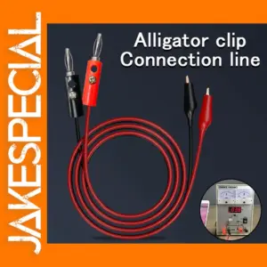 Red and Black Double Headed Crocodile Cable