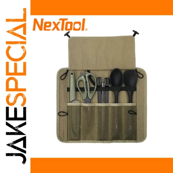 NexTool 6pcs Outdoor BBQ Cooking Utensil Set