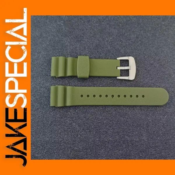 22mm Rubber Watch Band for Diving Watches