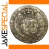 1818 R Brazil 640 Reis Silver Replica