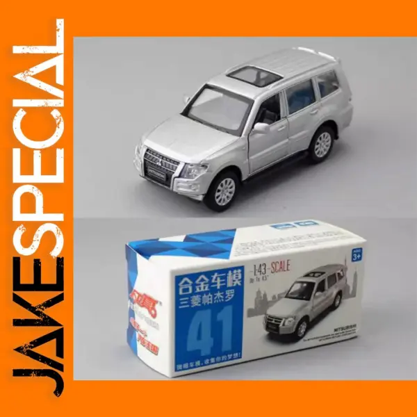 1:43 Scale Pajero Diecast Alloy Model Car