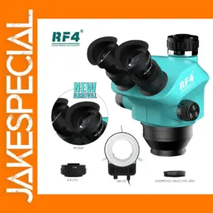 RF4 Trinocular 7-50X Stereo Microscope
