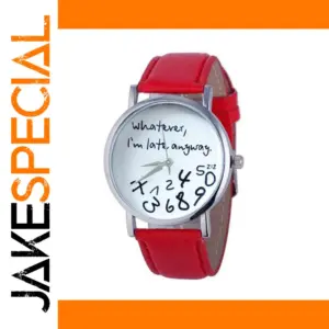 Ladies Big Dial Leather Watch SKU JS-SWWLDLWC