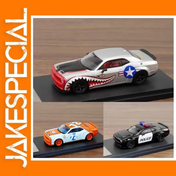 1/64 Dodge Challenger SRT Hellcat Diecast Model