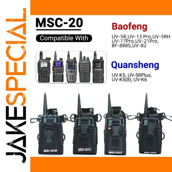 Tactical Molle Pouch for Baofeng Walkie Talkies