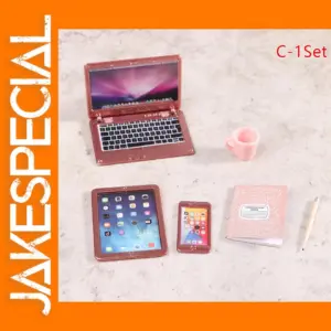 Dollhouse Miniature Accessory Set 6/7 Pieces