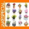 Mini Flower Pots for Dollhouse Decor Set