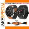Leather Silicone Strap for Amazfit GTR 47mm