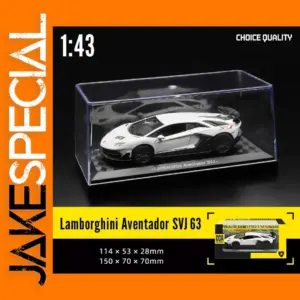 1:43 Scale Lamborghini Aventador SVJ Model Car