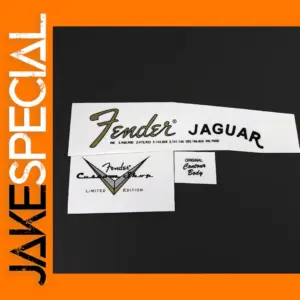 Fender Jaguar Water Slide Guitar Decal Set
