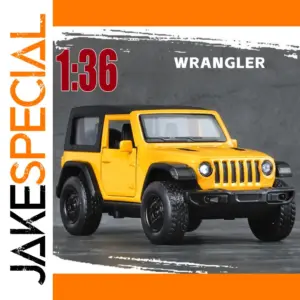 1:36 Diecast Metal Jeep Wrangler Model