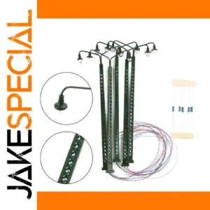 5-Pack H0 Model Railroad LED Signal Lights