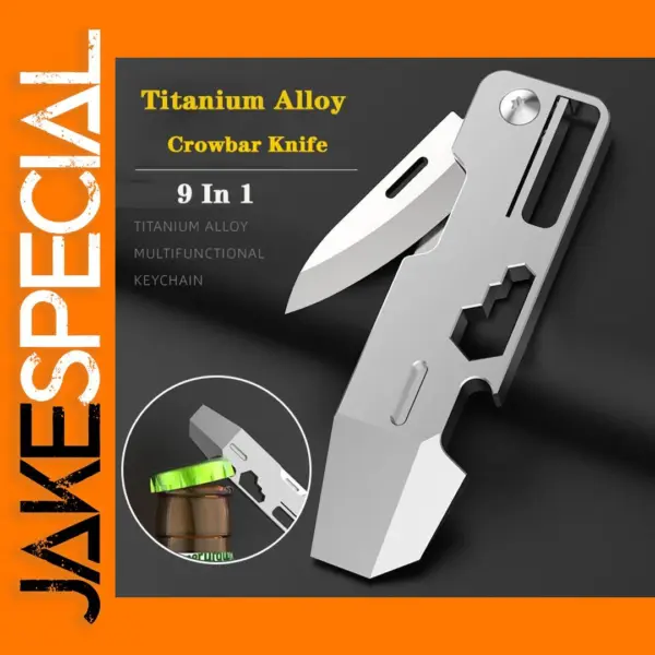 9-in-1 Titanium Alloy EDC Outdoor Tool