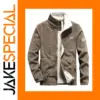 Men's Warm Fleece Jacket for Outdoor Activities