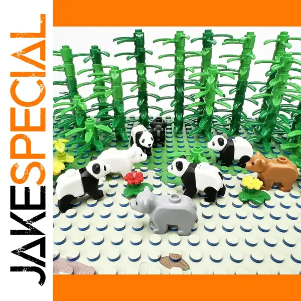 Lesser Panda Animal MOC Building Blocks Set