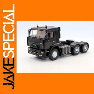 1/43 Scale Black KAMAZ 6460 Diecast Truck