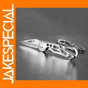 Compact Folding Stainless Steel Pocket Knife