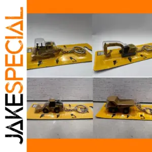 Diecast Mini CAT Engineering Vehicle Keychain