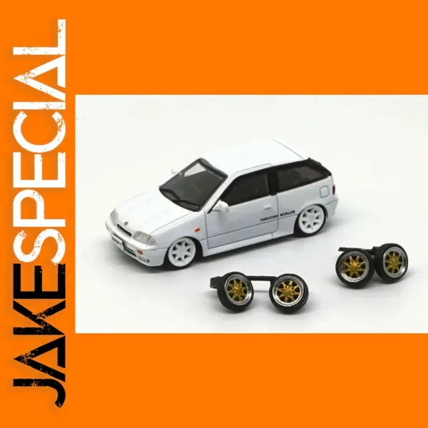 1/64 Scale Suzuki Swift GTi White Diecast Model