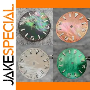 28.5mm Green Luminous Watch Dial for NH35