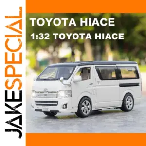 1:32 Toyota Hiace Diecast Model Car with Sound