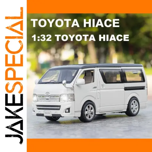 1:32 Toyota Hiace Diecast Model Car with Sound
