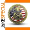FBI Commemorative Gold Plated Replica Coin