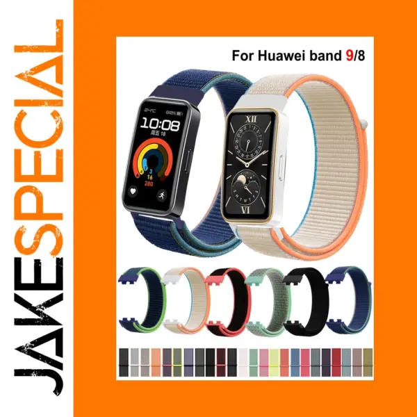 Nylon Loop Strap for Huawei Band 7 8 9