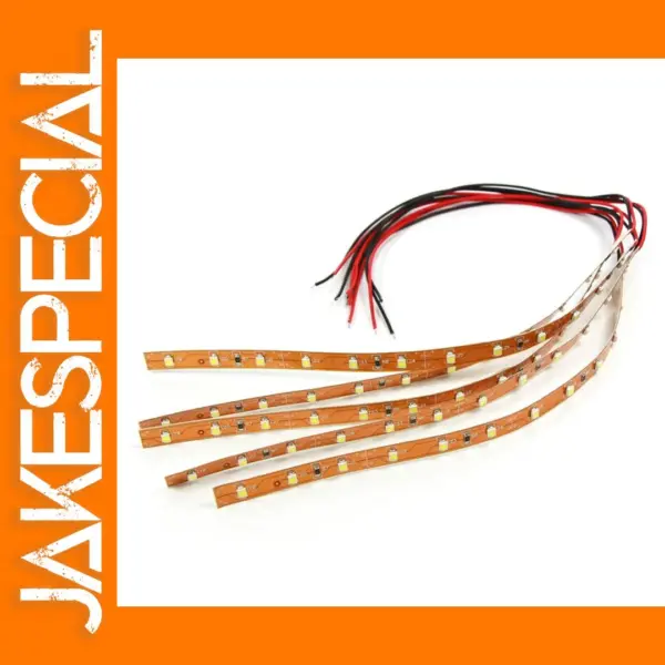 5pcs 12-LED Flexible Light Strips 20cm