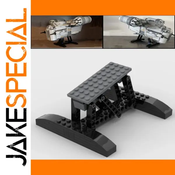 43PCS Razor Crest Space Fighter Display Stand