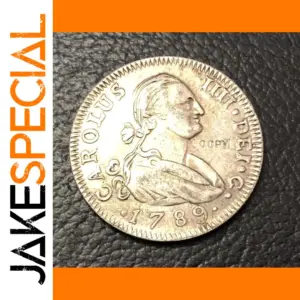 1789 Spain 4 Reales Carlos IV Replica Coin