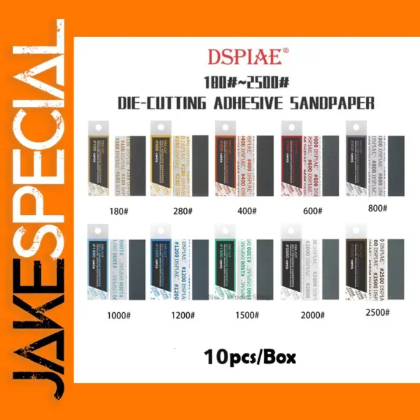 DSPIAE Mecha Military Sandpaper Set of 5/10 Boxes
