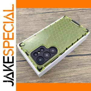 Transparent Honeycomb Armor Case for Samsung Galaxy